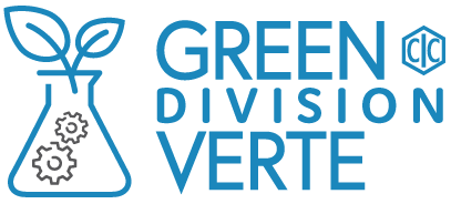 Logo for the CIC Green division (mostly text)