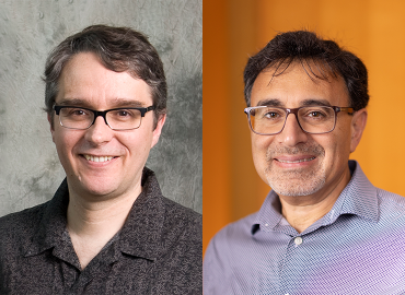 Side by side headshots of Professors Rob Batey and Walid Houry.