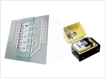 The T-Box digital microfluidics box and blood typing device.